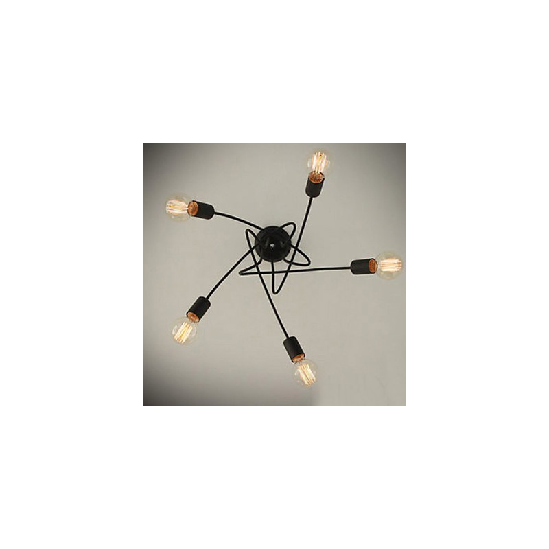 Lustre en métal peint contemporain moderne