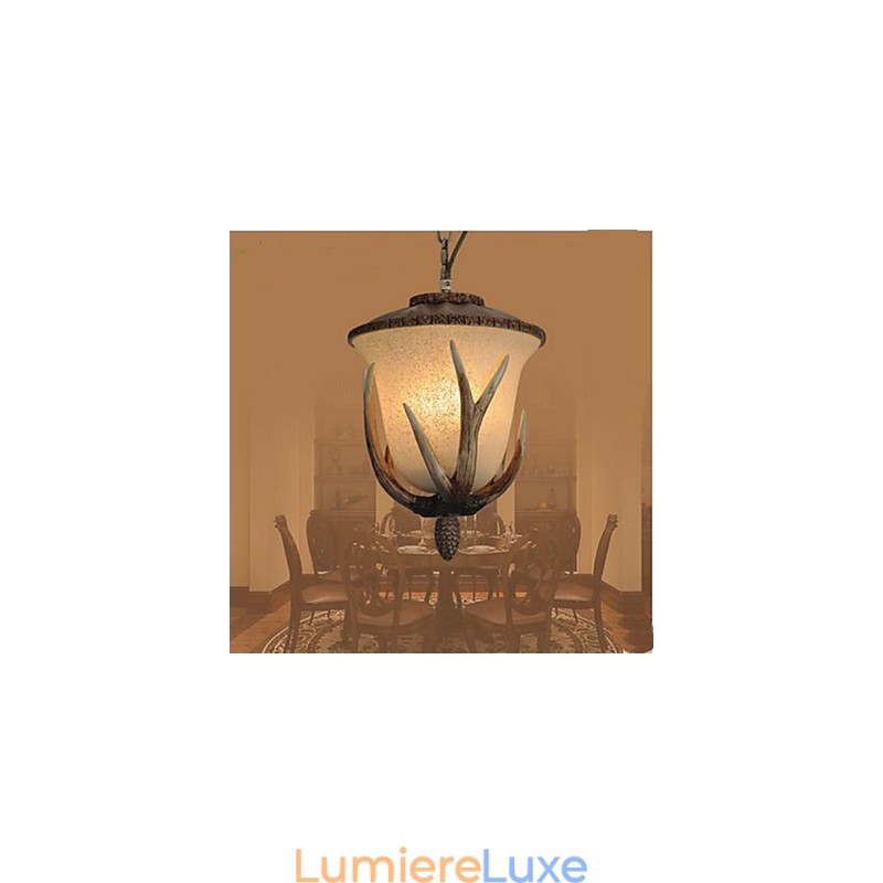 Lustre à une tête, lampe suspendue