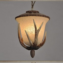 Lustre à une tête, lampe suspendue