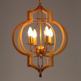 Lustre de jardin moderne noir et blanc avec lumière, idéal pour la décoration