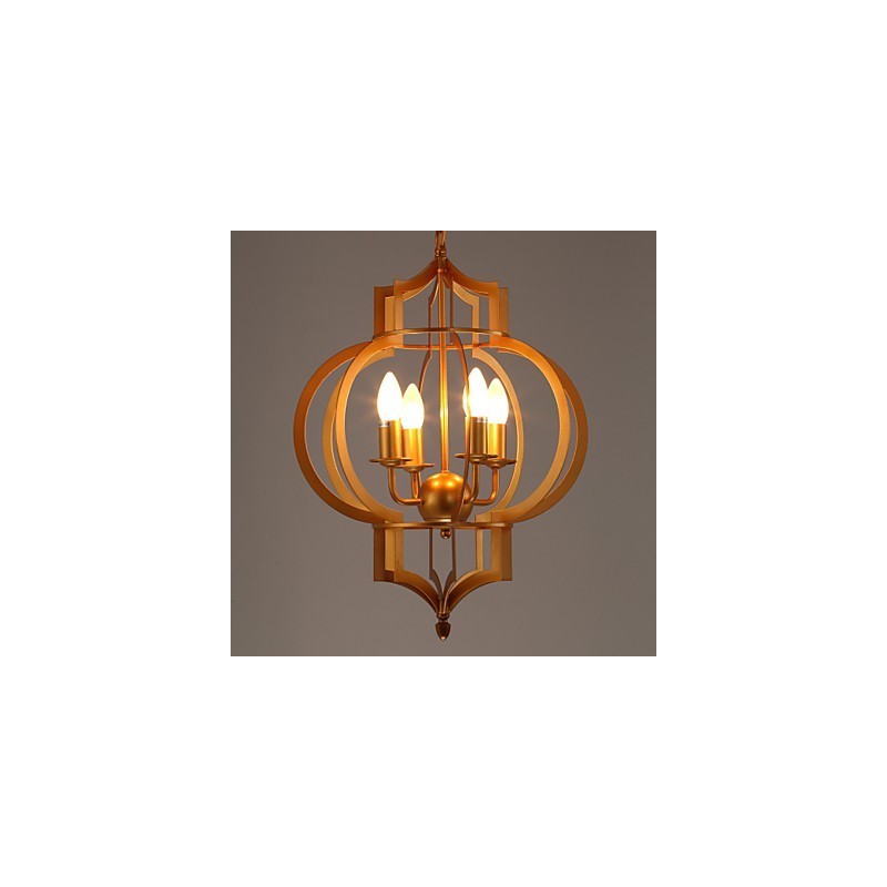 Lustre de jardin moderne noir et blanc avec lumière, idéal pour la décoration