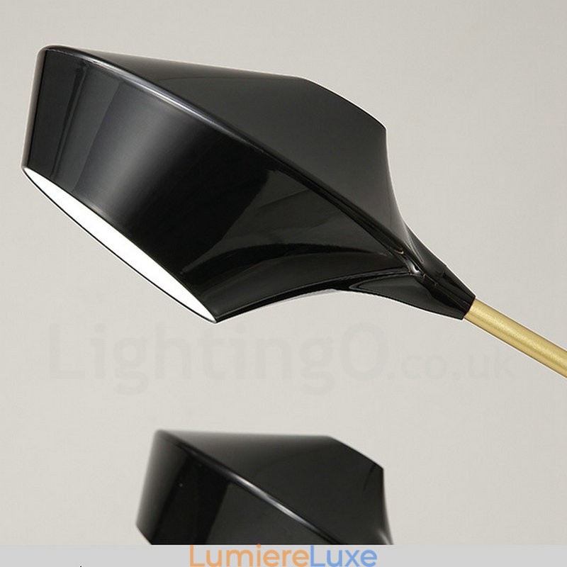Lustre rétro linéaire multicolore à deux niveaux, 8 lumières avec abat-jour en acrylique, pour l'extérieur et le garage