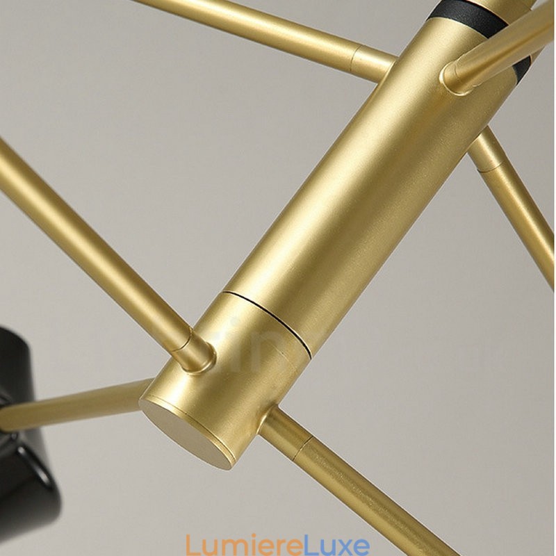 Lustre rétro linéaire multicolore à deux niveaux, 8 lumières avec abat-jour en acrylique, pour l'extérieur et le garage