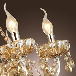 Lustre en verre galvanisé classique et traditionnel