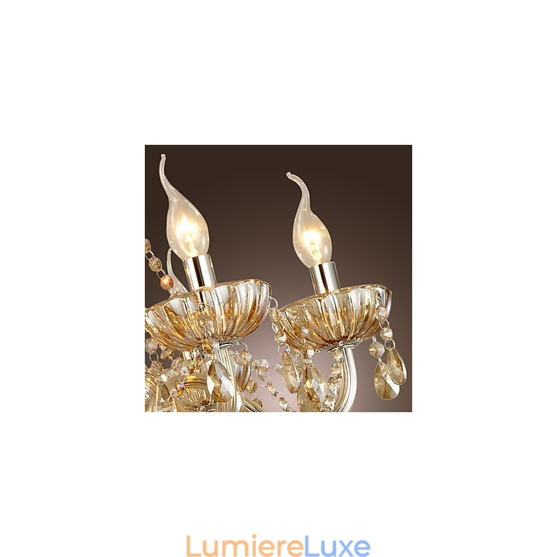 Lustre en verre galvanisé classique et traditionnel