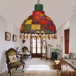 Mini lustre vintage de style manuel