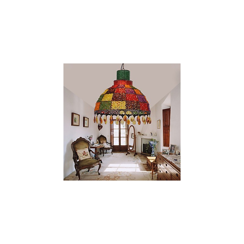 Mini lustre vintage de style manuel