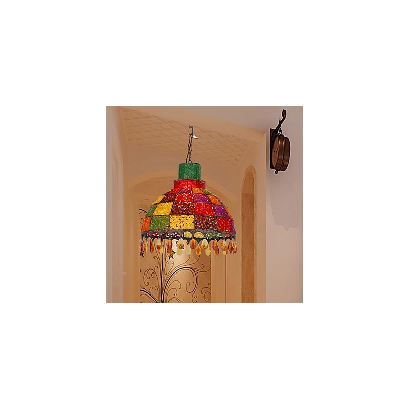 Mini lustre vintage de style manuel