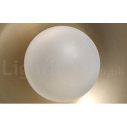 Suspension style industriel mini doré à 1 lumière, finition peinte électrolytique avec abat-jour en verre
