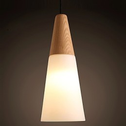 Lustre Mini Style Moderne Contemporain Bois Bambou