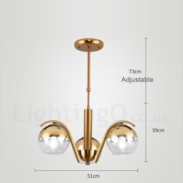 Lustre Nordic Fashion Or Argent