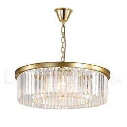 Lustre suspendu rond en cristal K9 de luxe postmoderne, éclairage de la salle d'exposition