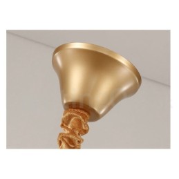Lustre suspendu rond en cristal K9 de luxe postmoderne, éclairage de la salle d'exposition