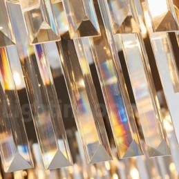 Lustre suspendu rond en cristal K9 doré et noir de luxe, design moderne, idéal pour une salle d'exposition