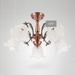 Plafonnier en métal galvanisé moderne, contemporain, traditionnel, classique et rétro