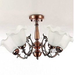 Plafonnier en métal galvanisé moderne, contemporain, traditionnel, classique et rétro