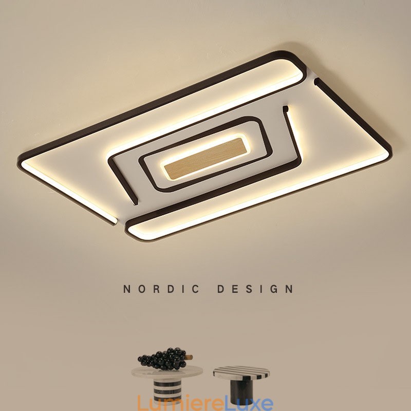 Plafonnier rectangulaire moderne et contemporain
