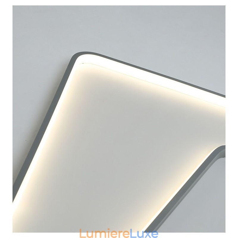 Plafonnier rectangulaire moderne et contemporain