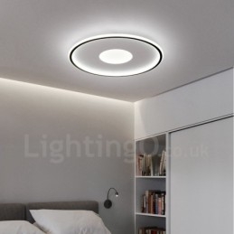 Plafonniers encastrés ultra-minces à intensité variable de style nordique moderne et contemporain avec télécommande, peuvent également être utilisés comme applique murale