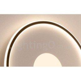 Plafonniers encastrés ultra-minces à intensité variable de style nordique moderne et contemporain avec télécommande, peuvent également être utilisés comme applique murale