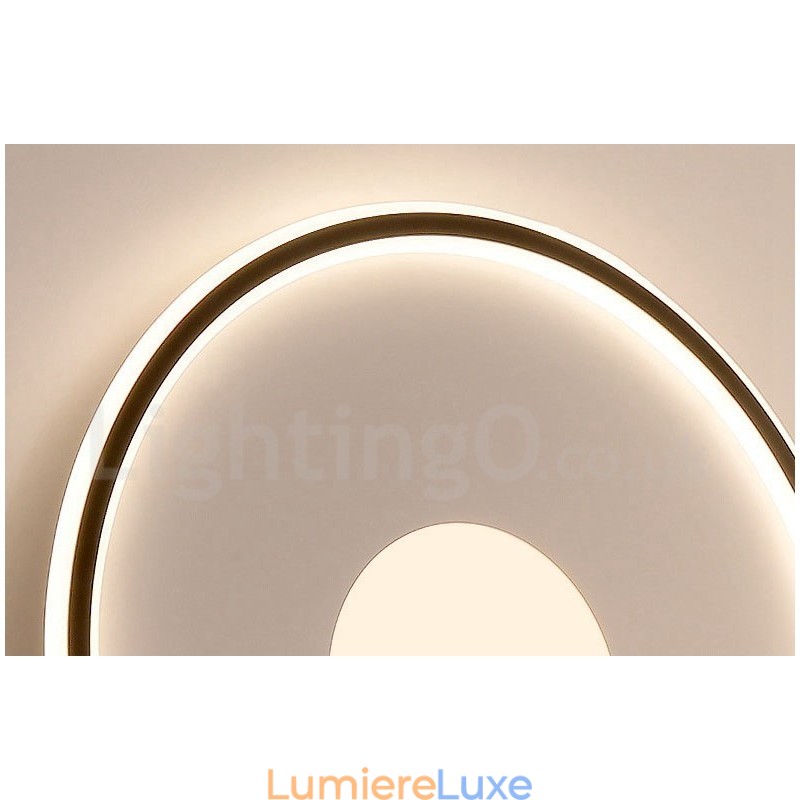 Plafonniers encastrés ultra-minces à intensité variable de style nordique moderne et contemporain avec télécommande, peuvent également être utilisés comme applique murale