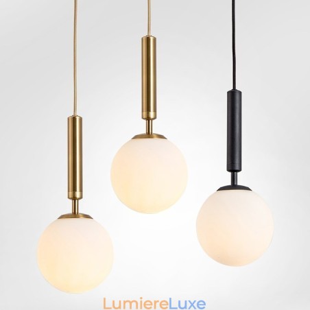 Suspension contemporaine moderne avec abat-jour en verre Suspension contemporaine moderne avec abat-jour en verre