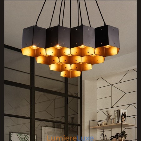 Lustre suspendu de style industriel loft Lustre suspendu de style industriel loft