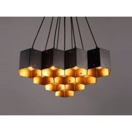 Lustre suspendu de style industriel loft