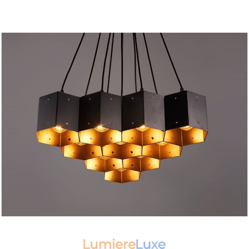 Lustre suspendu de style industriel loft