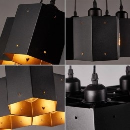 Lustre suspendu de style industriel loft
