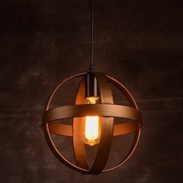 Lampe en fer rétro Lustre de style industriel minimaliste moderne