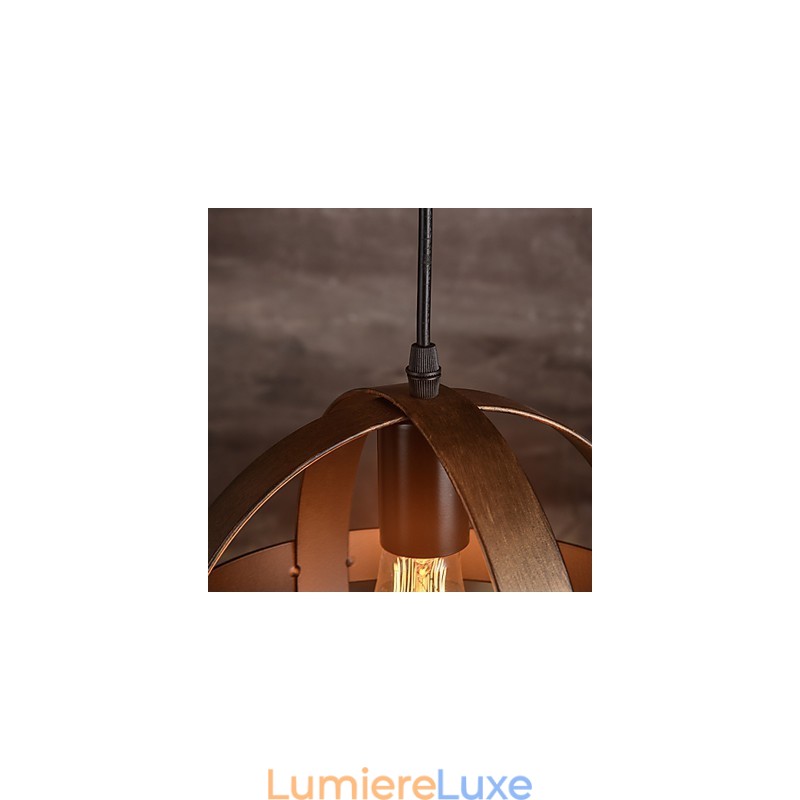 Lampe en fer rétro Lustre de style industriel minimaliste moderne
