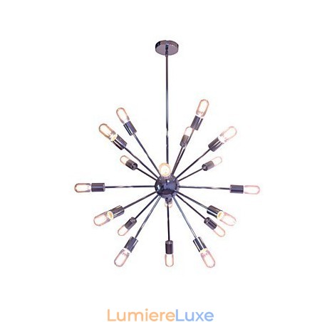 Lustre moderne Globe Living Suspension Salle à manger Shopping Magasin Nuit Métal Chrome Lustre moderne Globe Living Suspension Salle à manger Shopping Magasin Nuit Métal Chrome