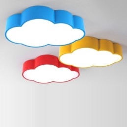 Plafonnier encastré de style nordique moderne Macaron multicolore avec abat-jour en acrylique