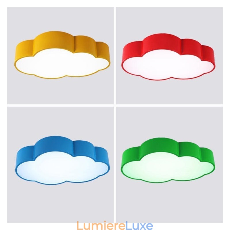 Plafonnier encastré de style nordique moderne Macaron multicolore avec abat-jour en acrylique