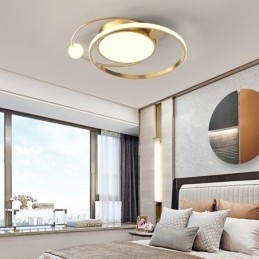 Plafonnier rond moderne pour éclairage d'intérieur
