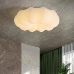 Plafonnier à intensité variable en forme de citrouille, style nordique créatif, idéal pour une véranda