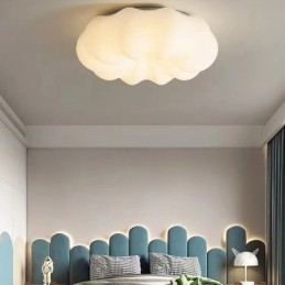 Plafonnier à intensité variable en forme de citrouille, style nordique créatif, idéal pour une véranda
