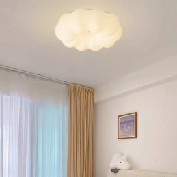 Plafonnier à intensité variable en forme de citrouille, style nordique créatif, idéal pour une véranda