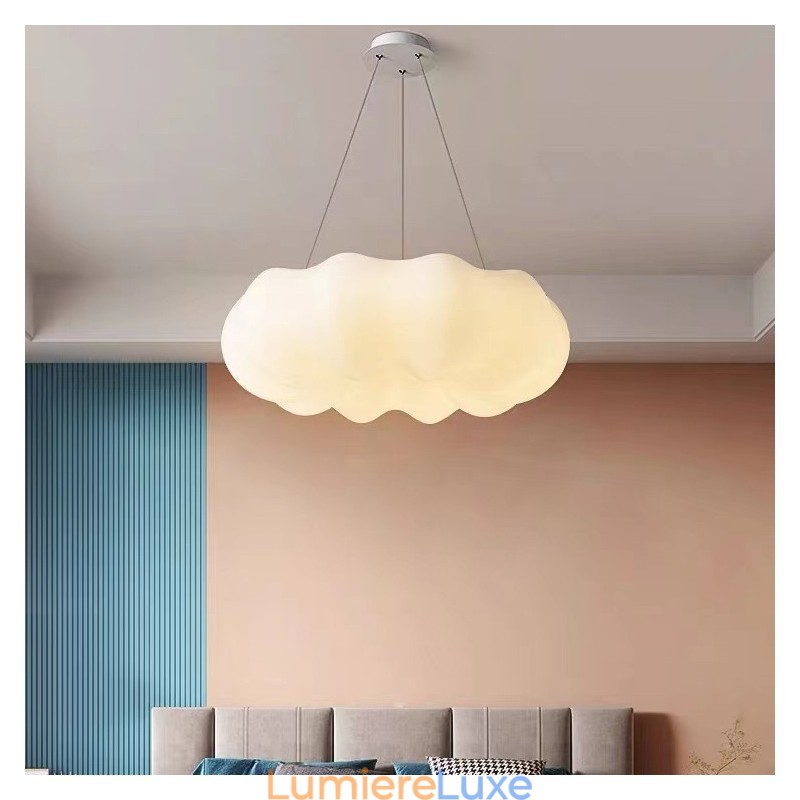 Suspension nordique moderne et créative en forme de citrouille, à intensité variable, luminaire suspendu pour porche