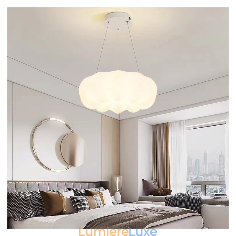 Suspension nordique moderne et créative en forme de citrouille, à intensité variable, luminaire suspendu pour porche