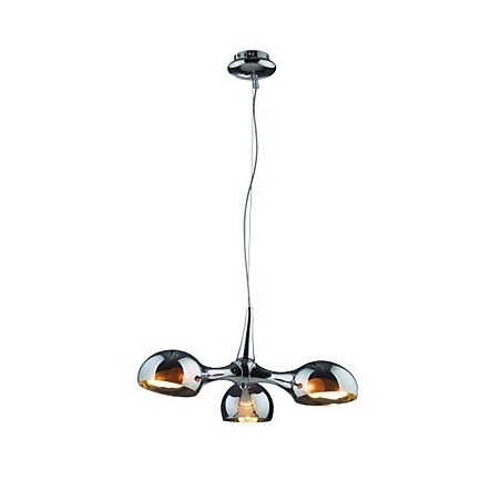Lustre simple et créatif en verre plaqué 3 W Lustre simple et créatif en verre plaqué 3 W