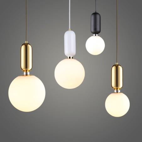 Suspension contemporaine moderne avec abat-jour en verre Suspension contemporaine moderne avec abat-jour en verre