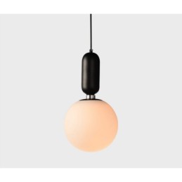 Suspension contemporaine moderne avec abat-jour en verre