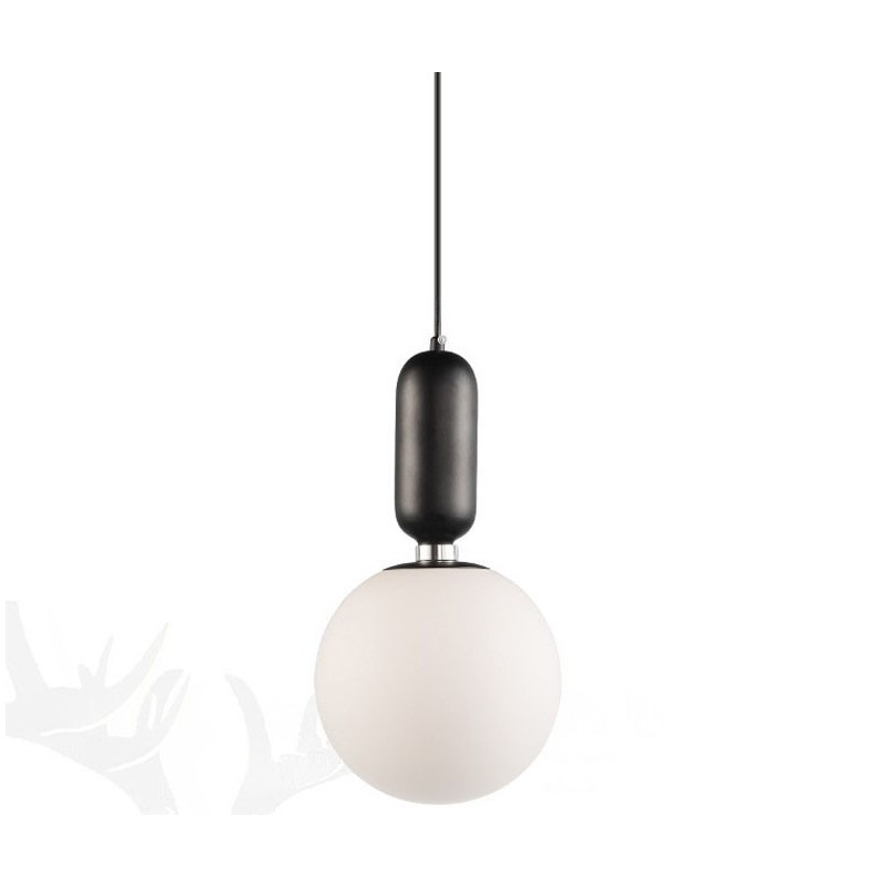 Suspension contemporaine moderne avec abat-jour en verre