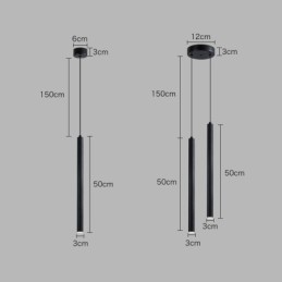 Suspension simple, moderne et contemporaine