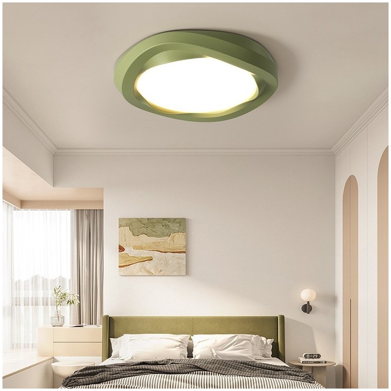 Plafonnier encastré moderne à spectre complet et à intensité variable, protection des yeux, multicolore, luminaires d'intérieur