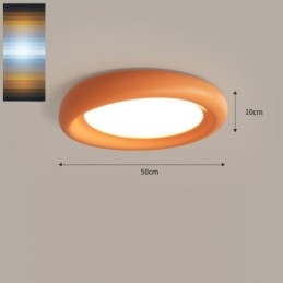 Plafonnier encastré rond à intensité variable, spectre complet, protection des yeux, multicolore, moderne, luminaires d'intérieur