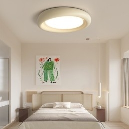 Plafonnier encastré rond à intensité variable, spectre complet, protection des yeux, multicolore, moderne, luminaires d'intérieur