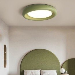 Plafonnier encastré rond à intensité variable, spectre complet, protection des yeux, multicolore, moderne, luminaires d'intérieur